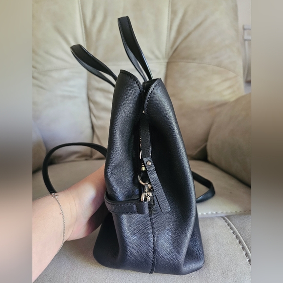 Kate Spade black saffiano leather crossbody shoulder bag - Picture 5 of 13